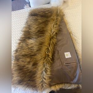 Revelry Faux Fur Shawl - Bridesmaid